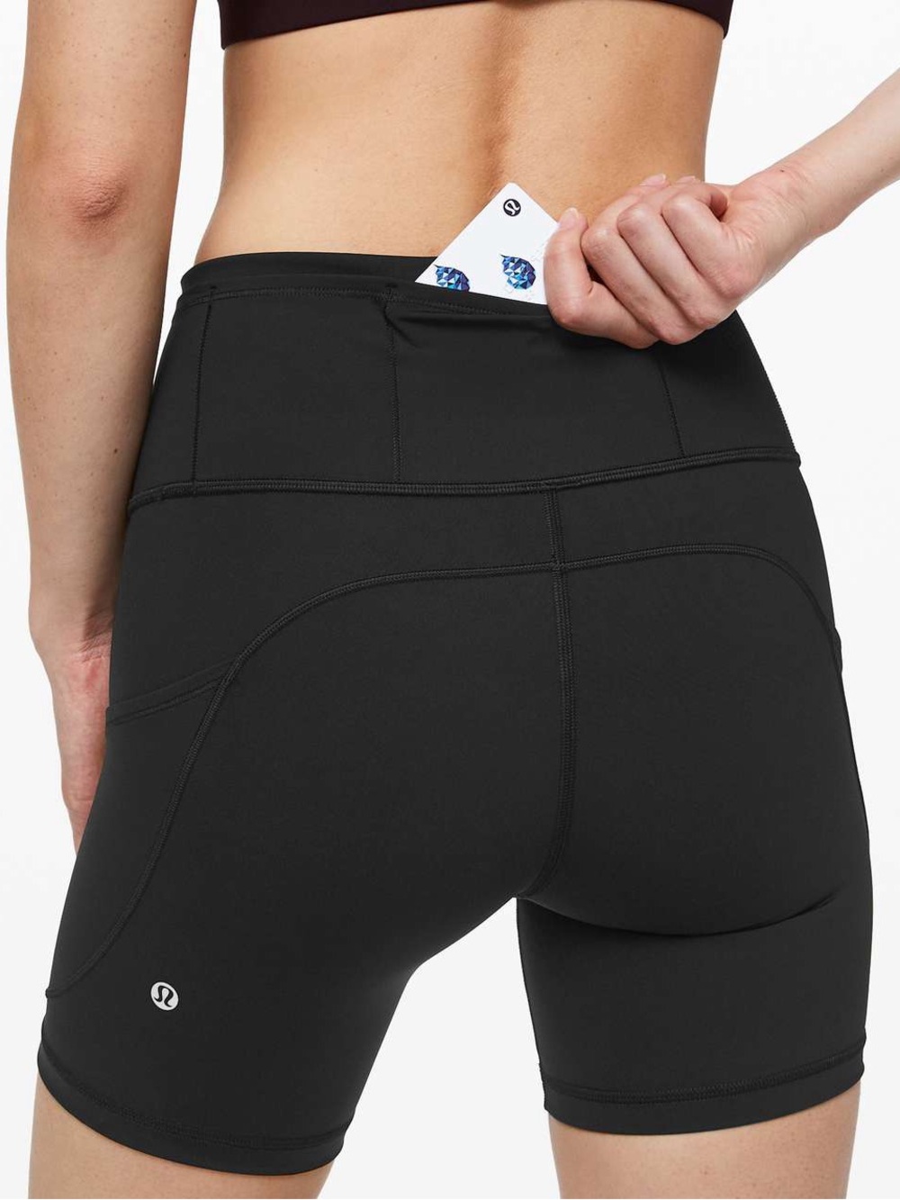 Lululemon Fast And Free Short 6" *Non-Reflective Black Size 10
